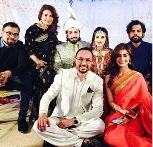 Beautiful Wedding Pictures Of Actor Azfar Rehman And Fiya Sheikh