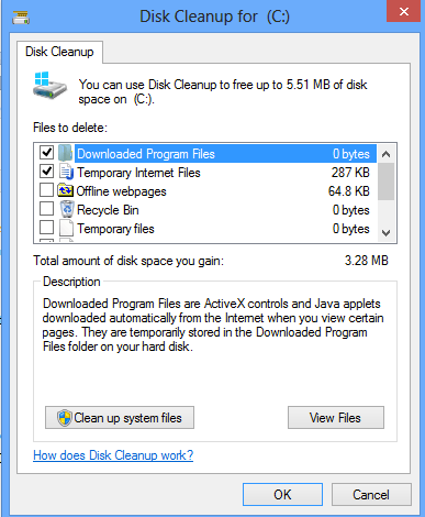 Step 2: Right click C drive and choose Properties. Step 3: Hit Disk Clean-up from the pop-up window.