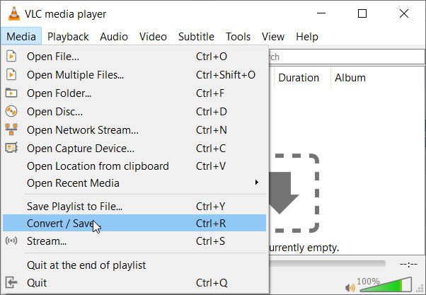 It’s simple and easy to convert videos and convert VLC files in general, so open VLC and let’s jump right in:  How to use VLC as a video converter to MP4 1. Convert from the Media menu Launch VLC and click on the Media menu, and then click on the Convert / Save button.