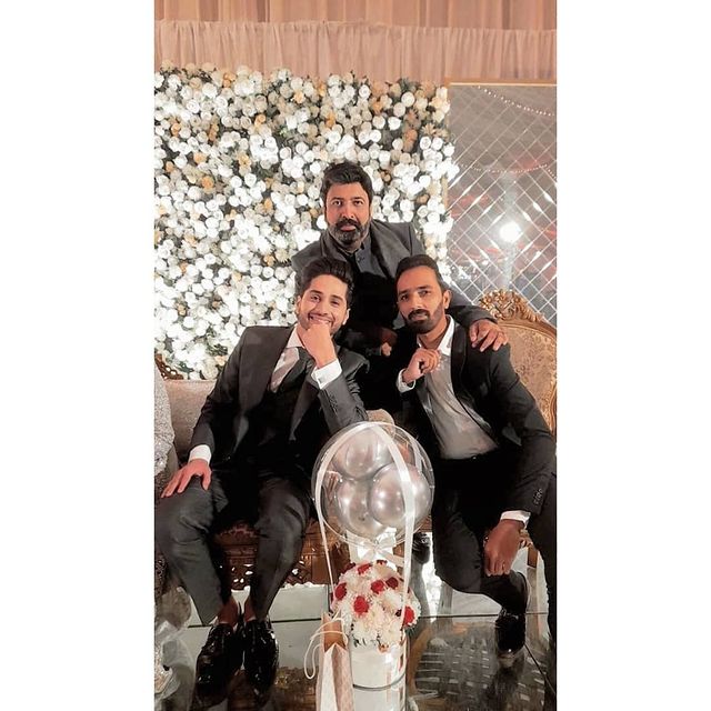 Imran Ashraf With Wife At His Brother’s Wedding