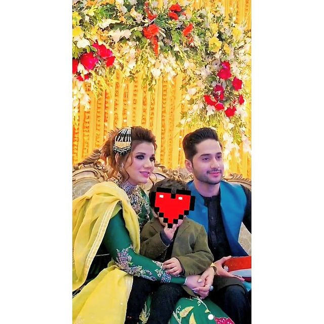 Imran Ashraf With Wife At His Brother’s Wedding