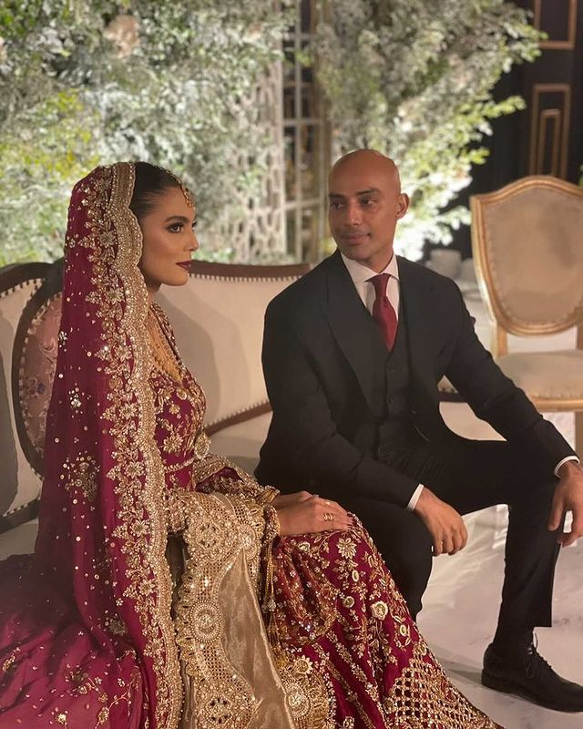 Exclusive Photographs of Model Mushk Kaleem's Wedding